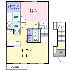 アトラクティブリブＹＫの物件間取画像